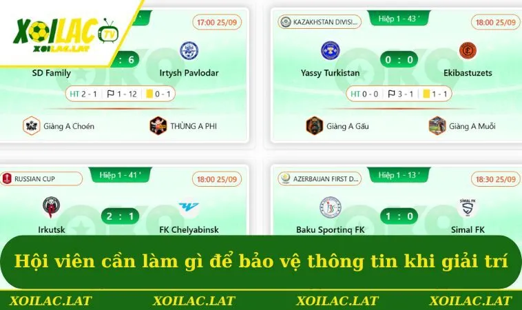 Chính Sách Bảo Mật 3 Hội viên cần làm gì để bảo vệ thông tin khi giải trí